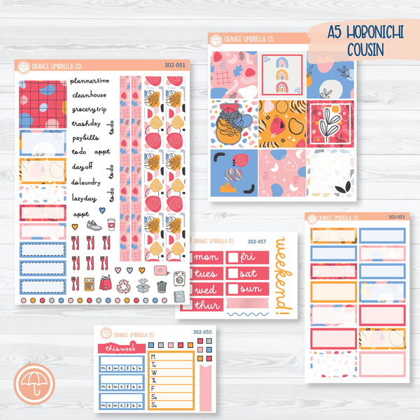 Tweetheart Hobonichi Weeks Monthly Planner Kit Stickers