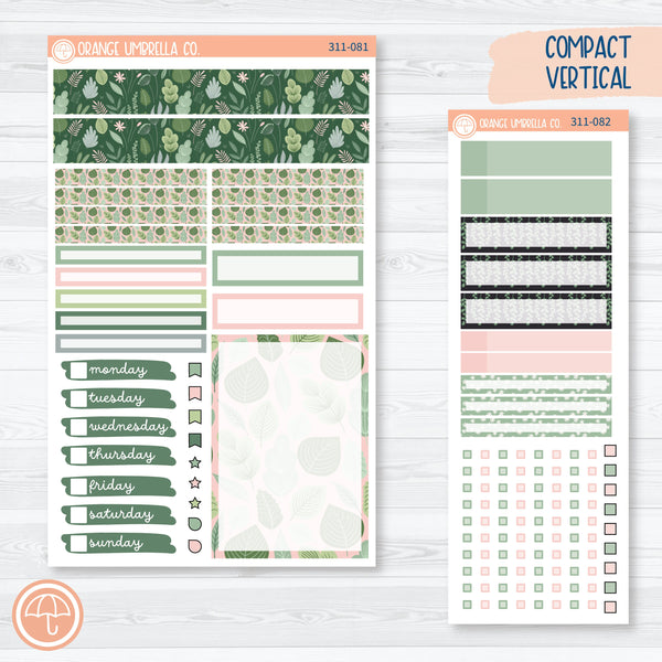 VERTICAL Planner Stickers Mini Kit - Palm Pages – Cricket Paper Co.