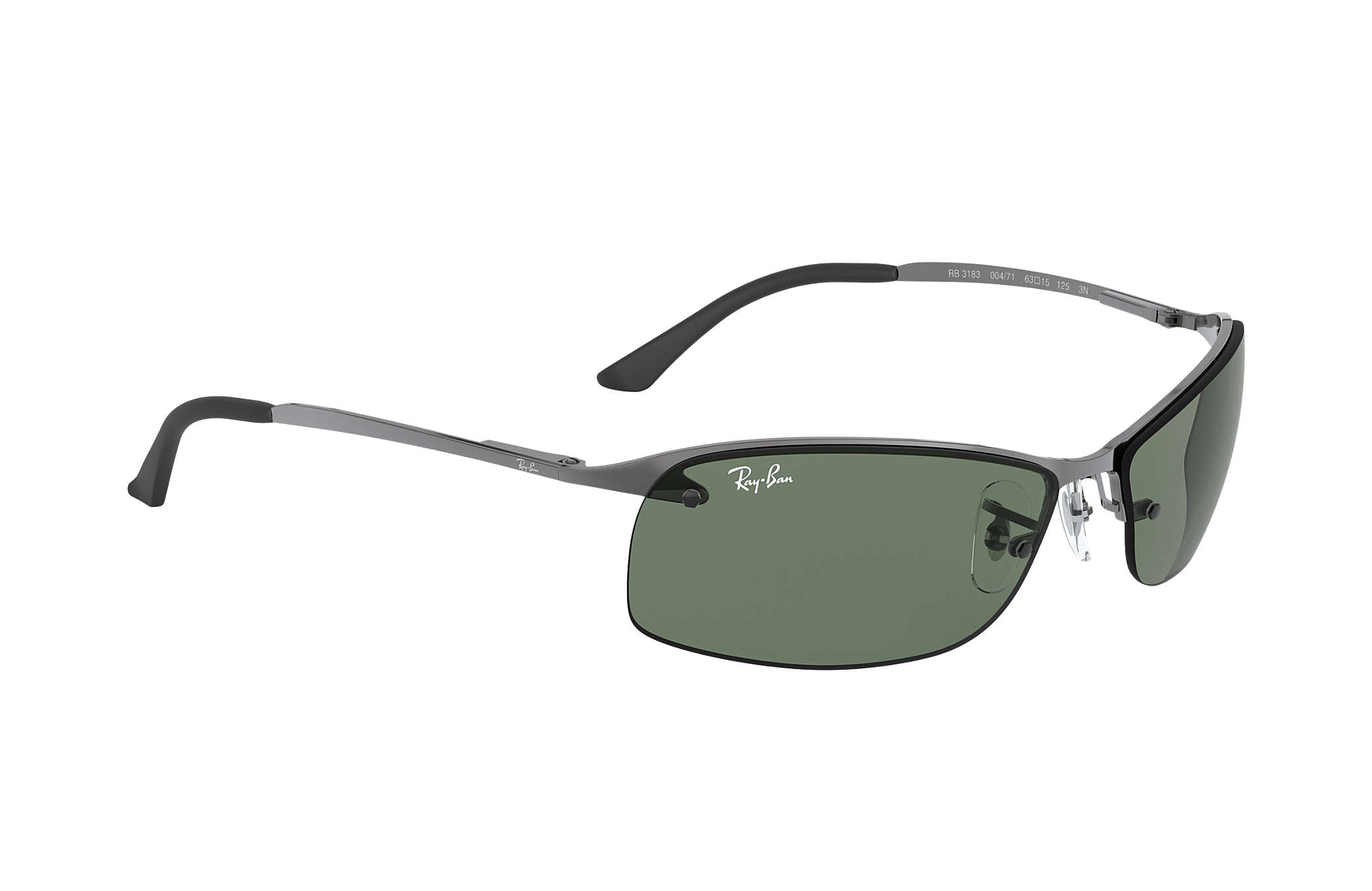 ray-ban rb3183 - top bar square sunglasses