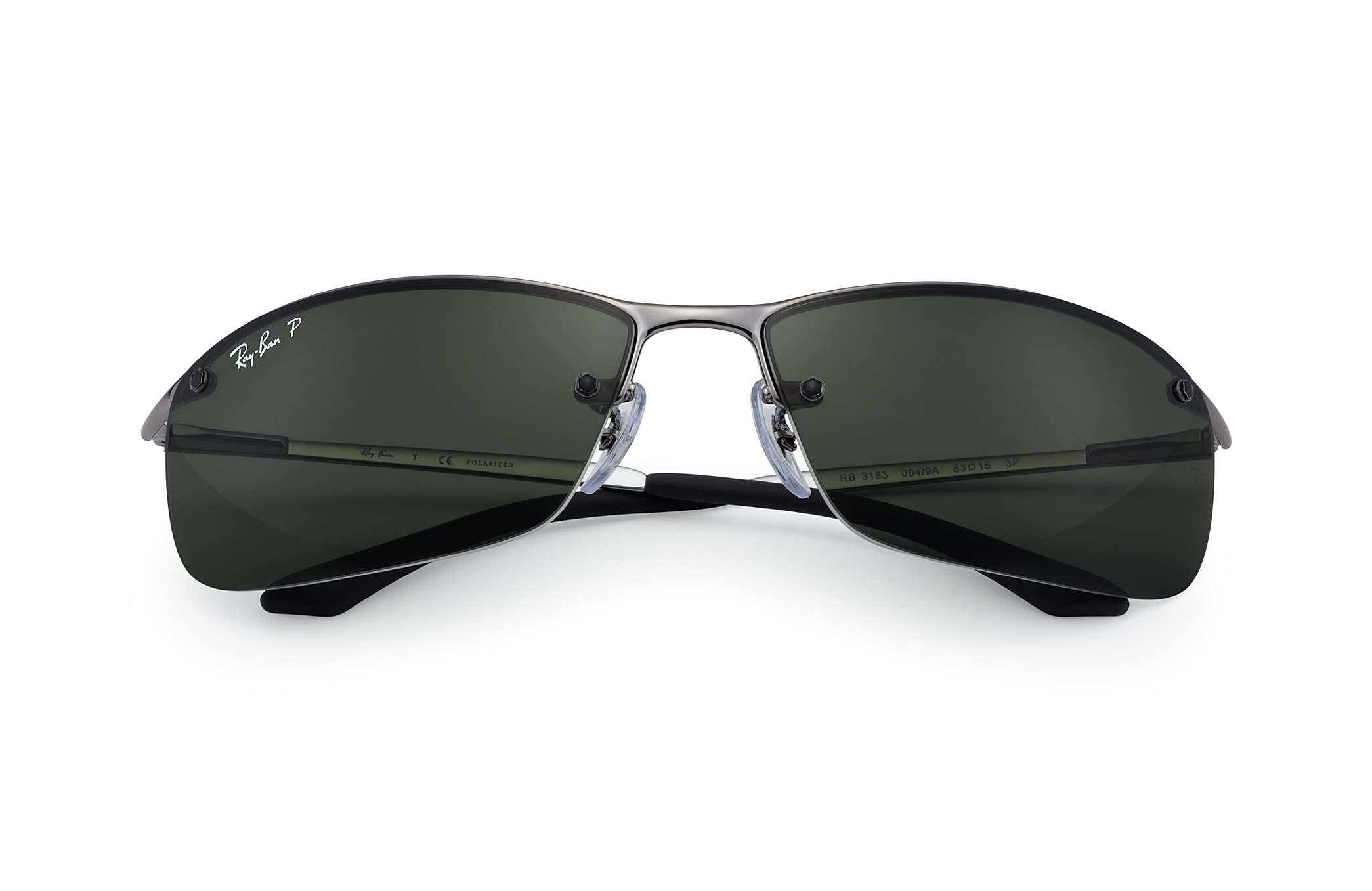 ray-ban rb3183 - top bar square sunglasses