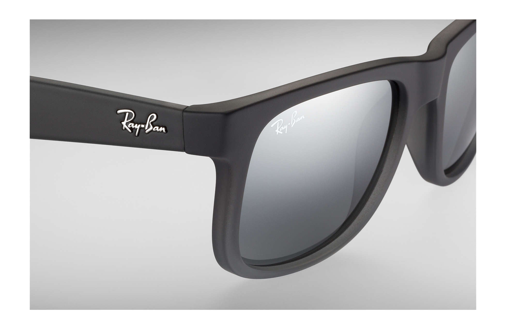 matte grey ray bans