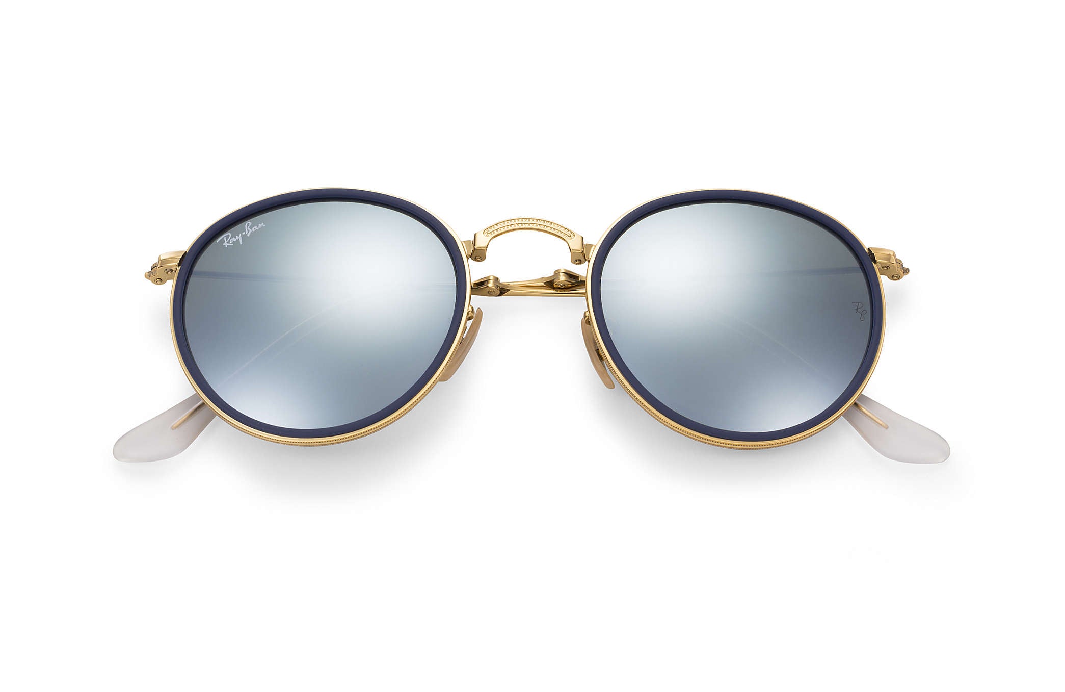 ray ban round folding classic