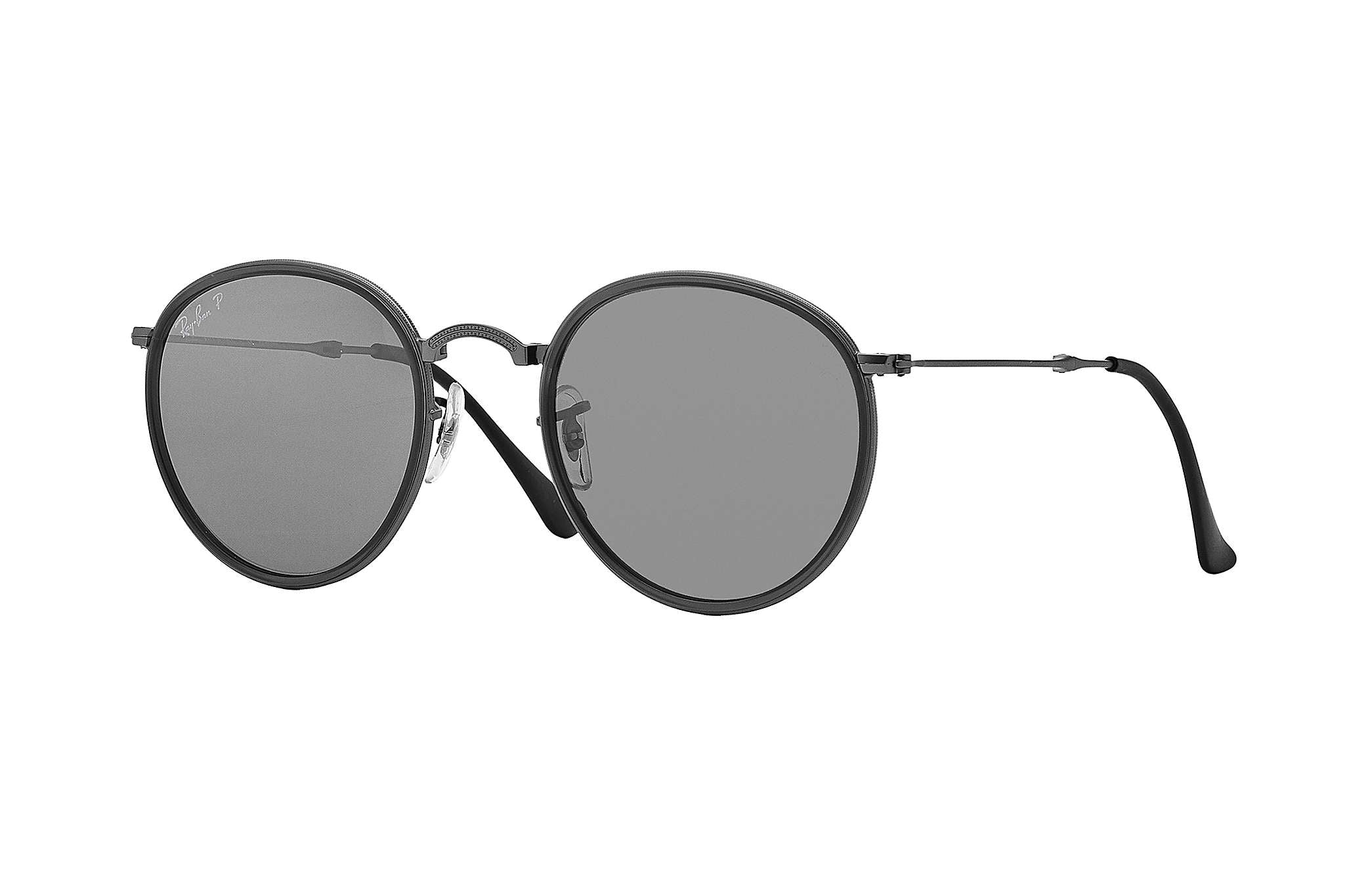 ray ban round folding classic