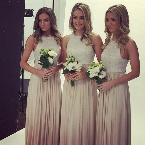 greige bridesmaid dresses