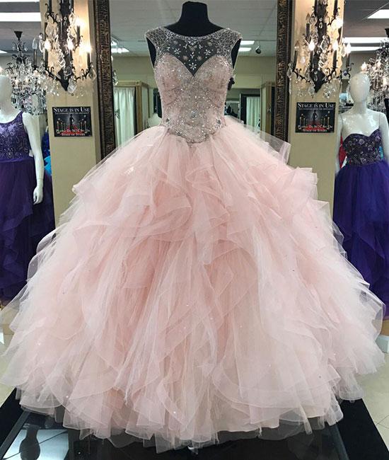 pink sweet 16 dress