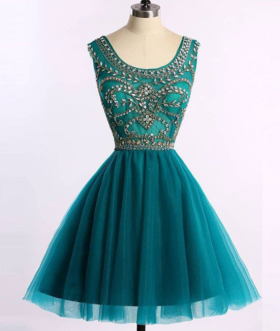 teal grad dress