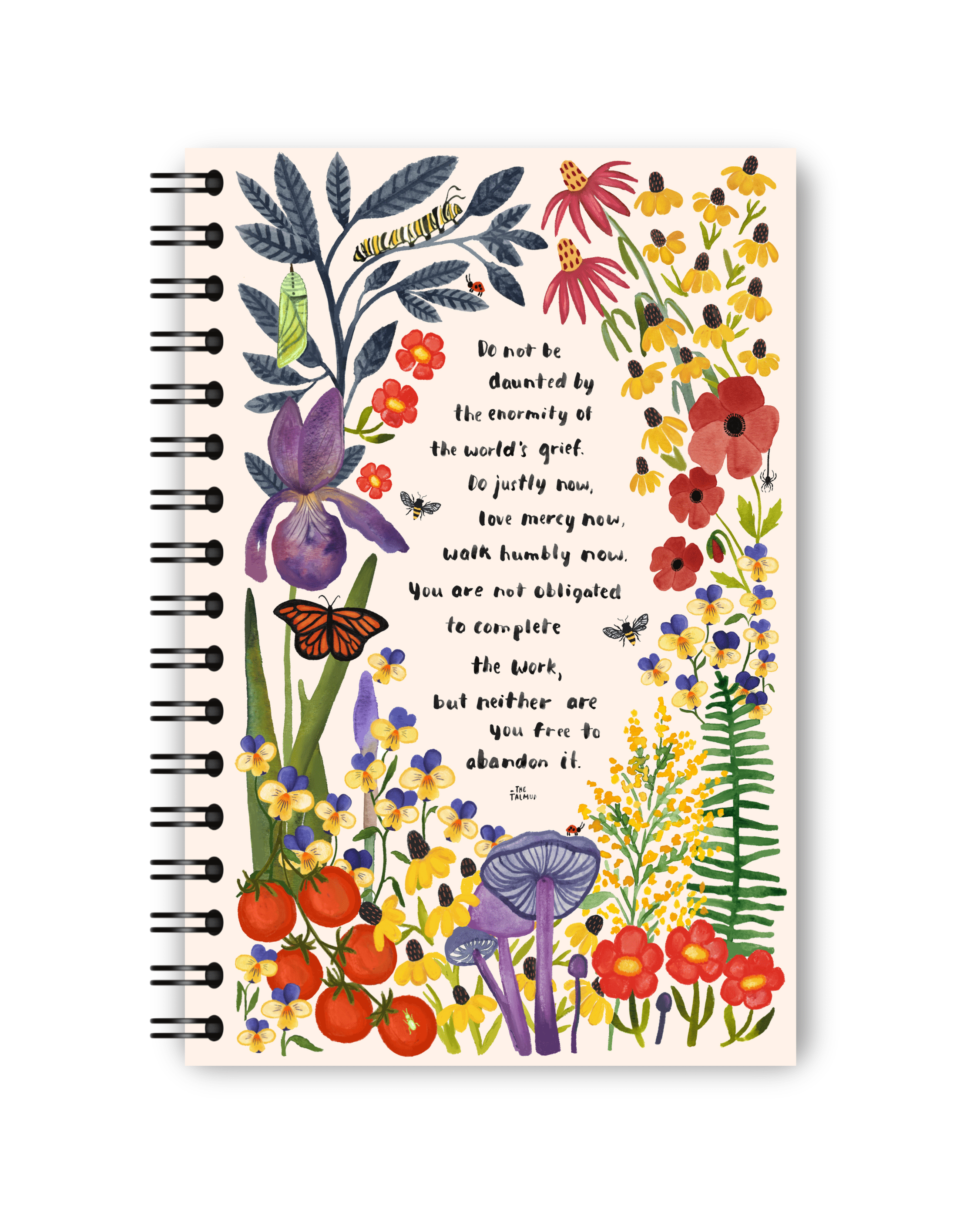Do Not Be Daunted Spiral Notebook
