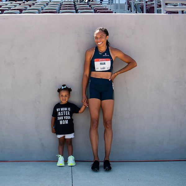 Allyson Felix, My mom is faster than your mom shirt