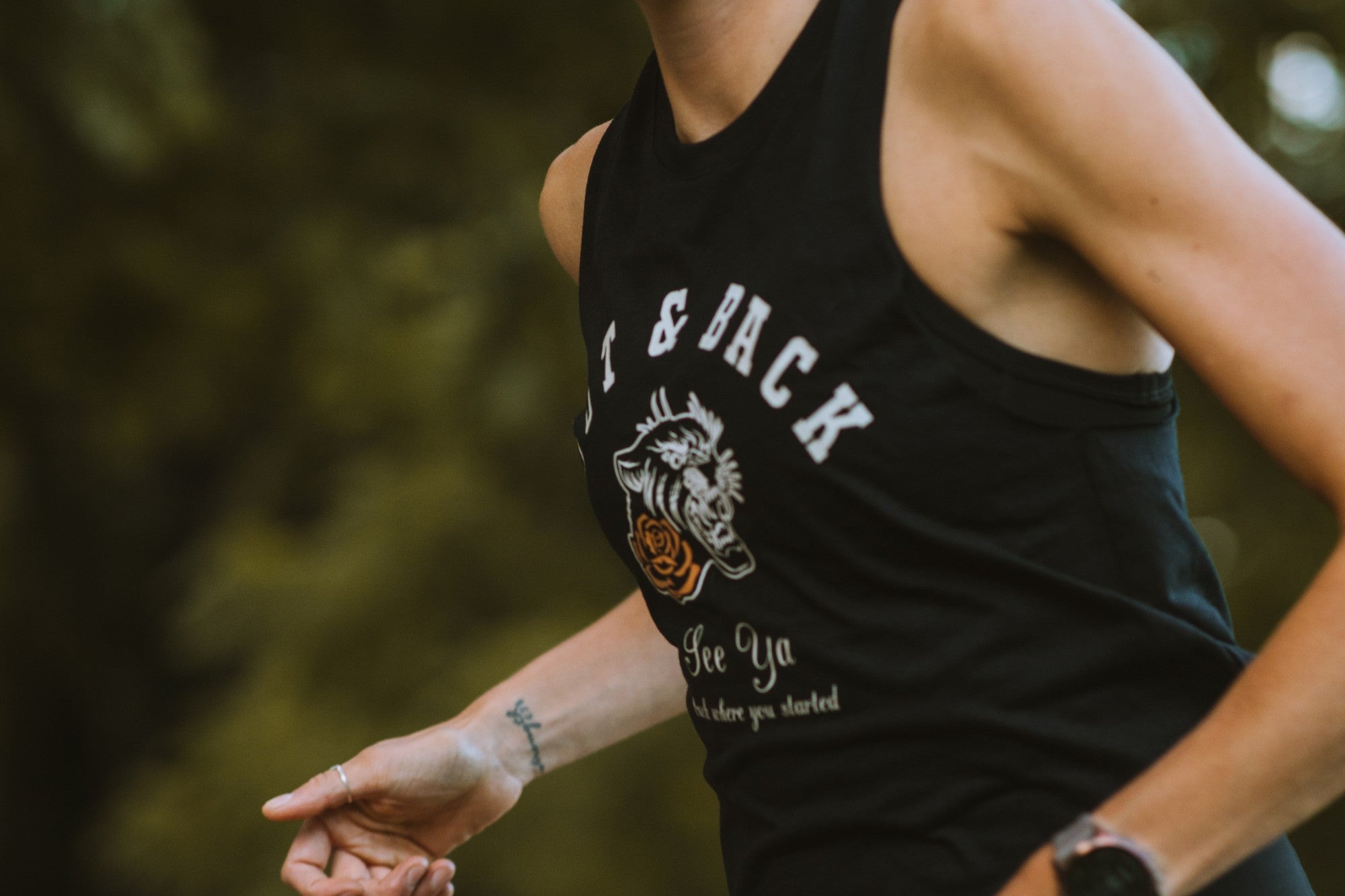 Out & Back Women's Running Shirts