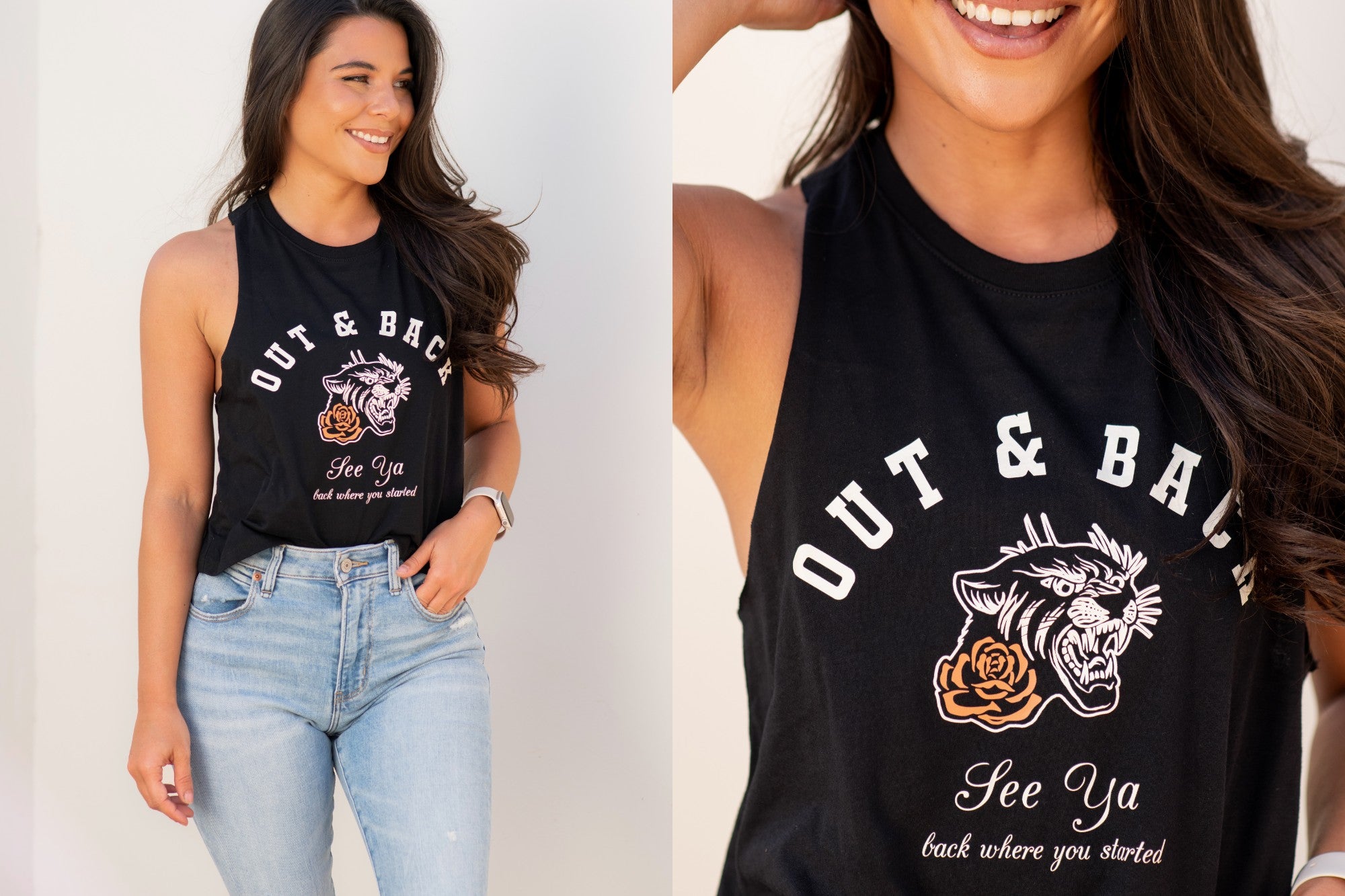 Out & Back Running Tank Tops