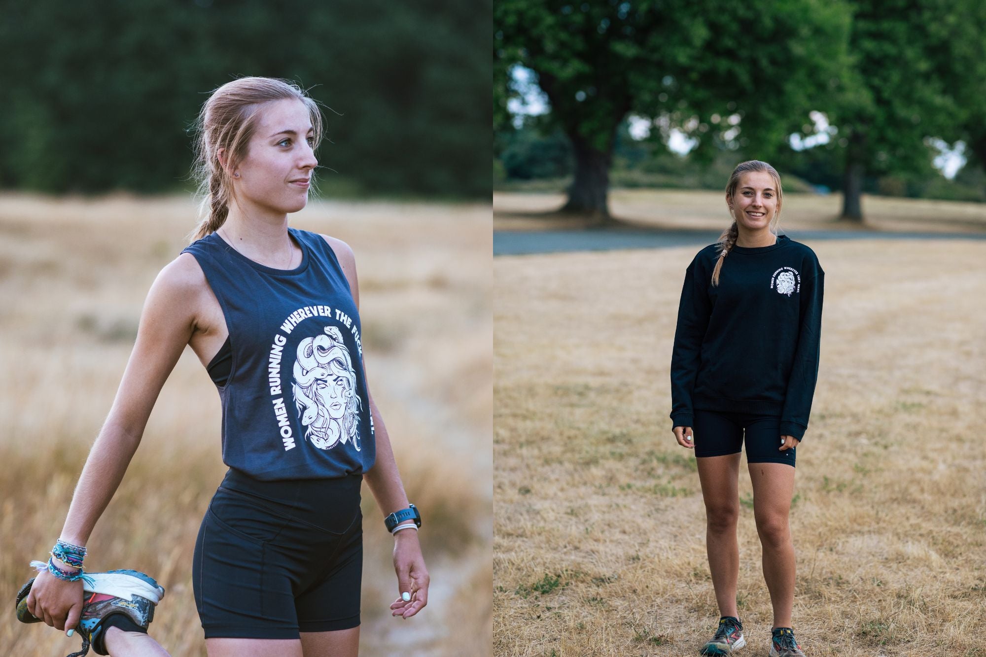 Women's Running Tanks and Sweatshirt