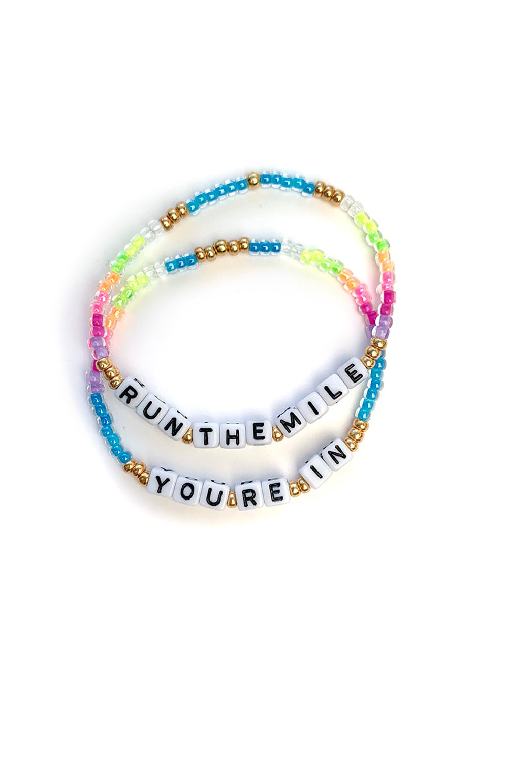 Run The Mile You're In Bracelet – Sarah Marie Running Co.