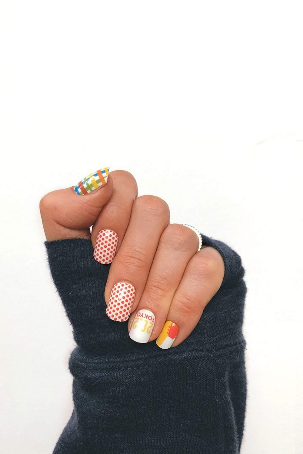 Tokyo Nail Wraps Sarah Marie Design Studio