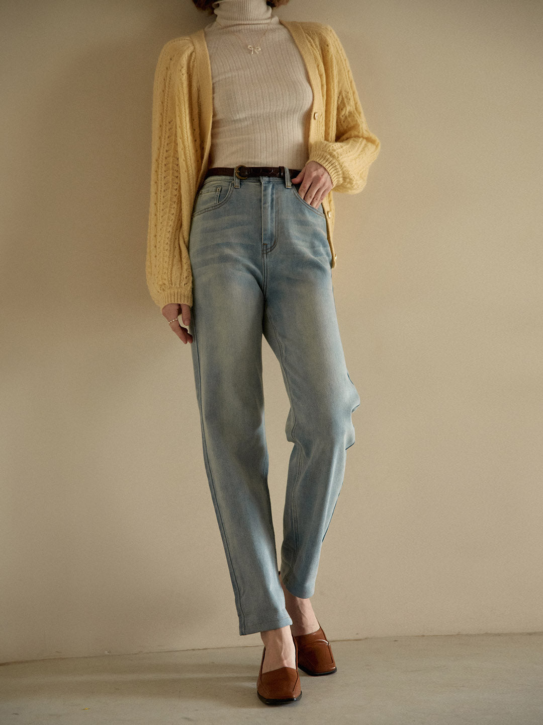 【Final Sale】Evelyn Cotton Jeans