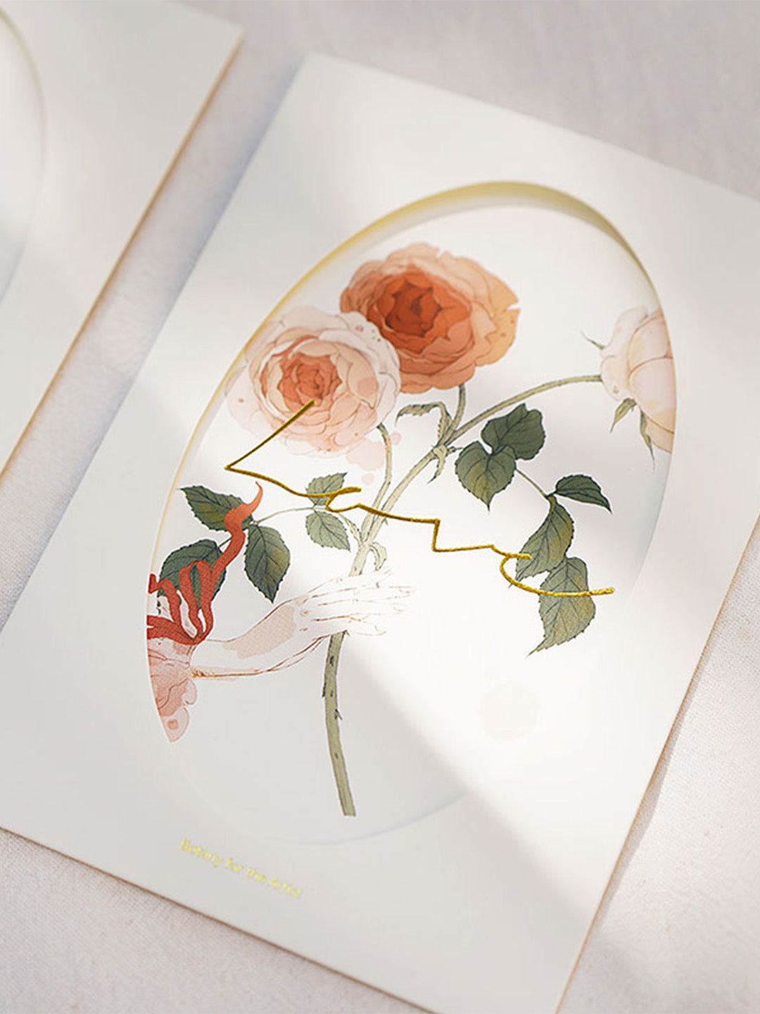 Chowxiaodou Rose Postcard