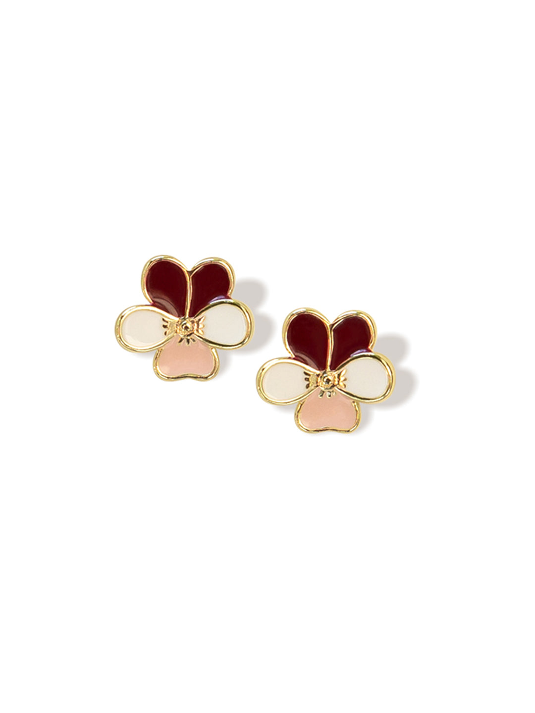 Chowxiaodou Pansy Earrings