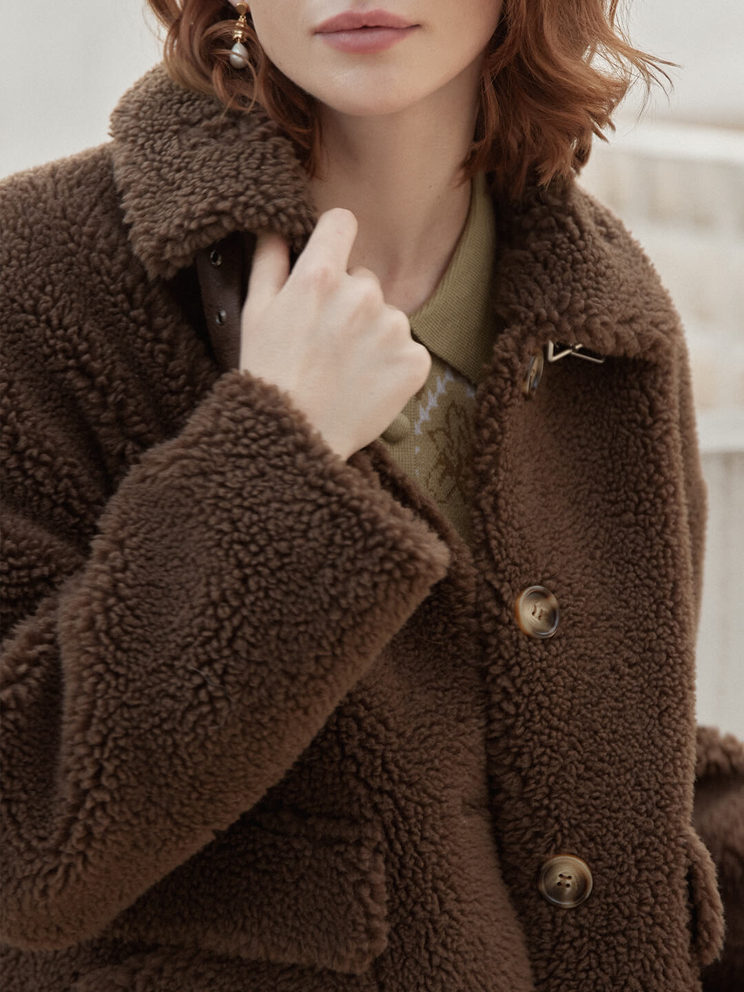 Aspyn Plush Teddy Coat