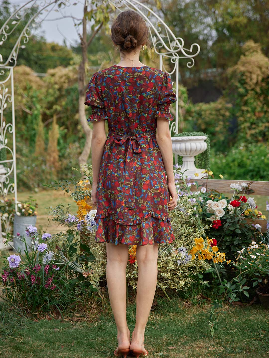 【Final Sale】Kora Floral Printed Midi Dress