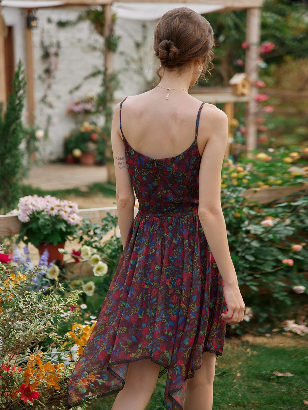 Valeria Floral Printed Slip Dress