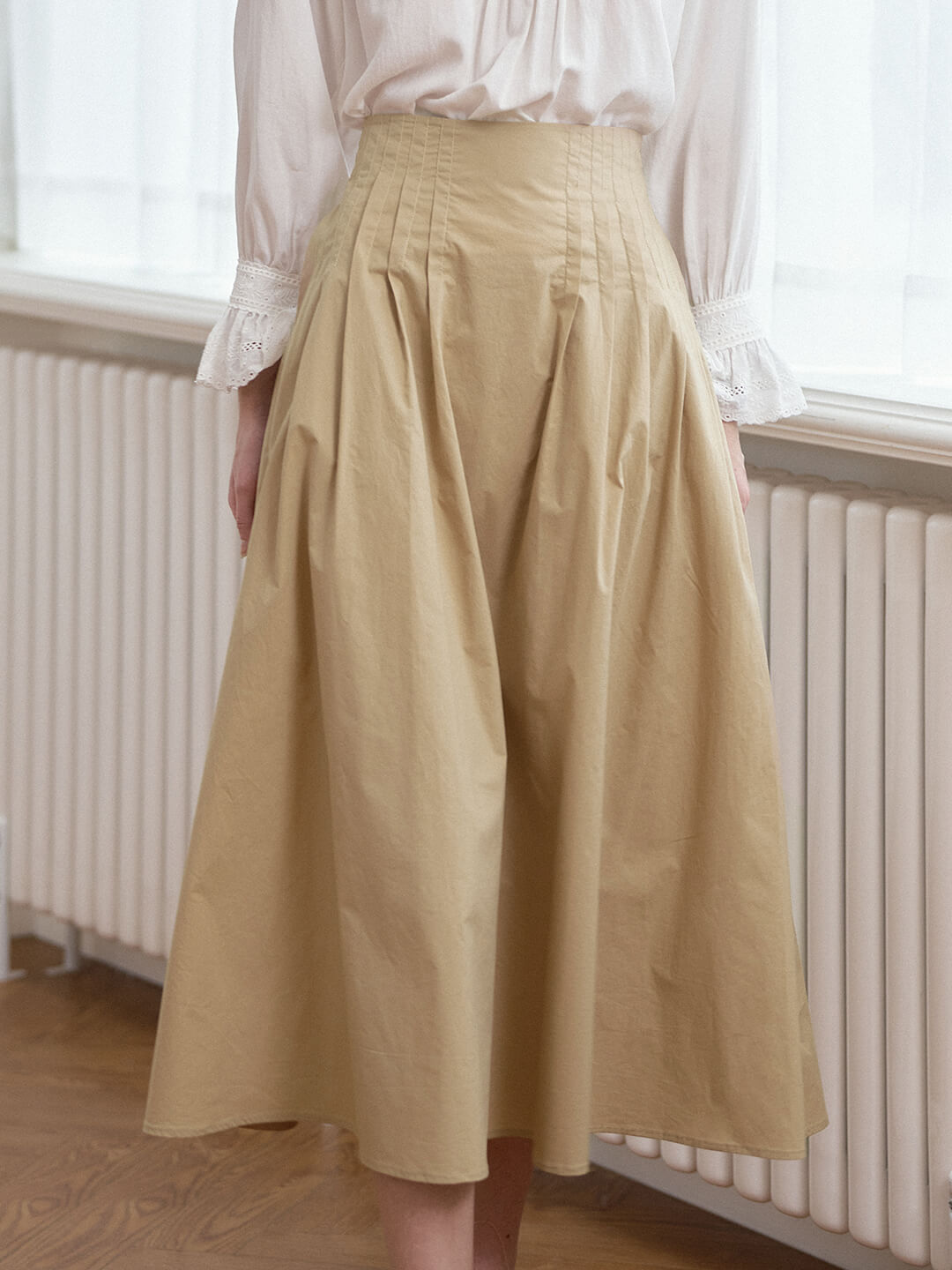 Amiyah Ginger Pleated Skirt