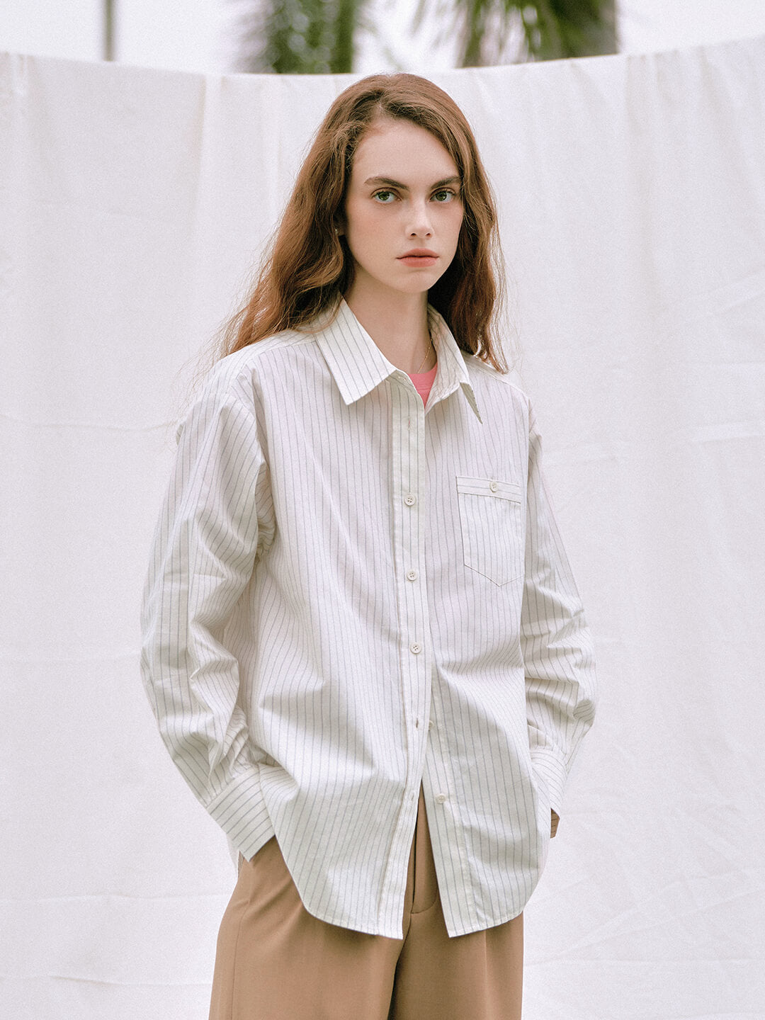 Kathy Casual Fashion Stripe Shirt