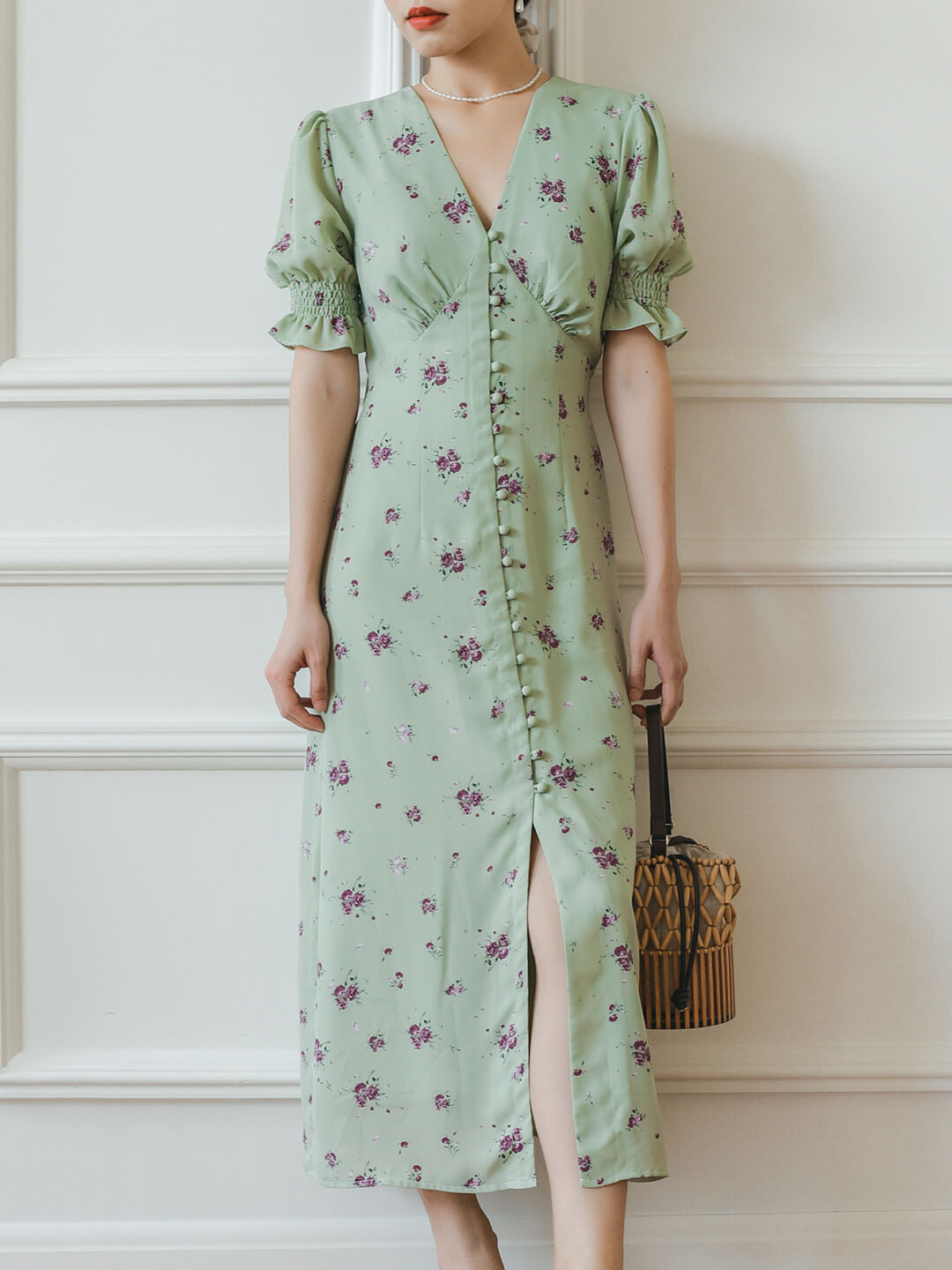 Kora Printed Maxi Floral Dress – Simple Retro
