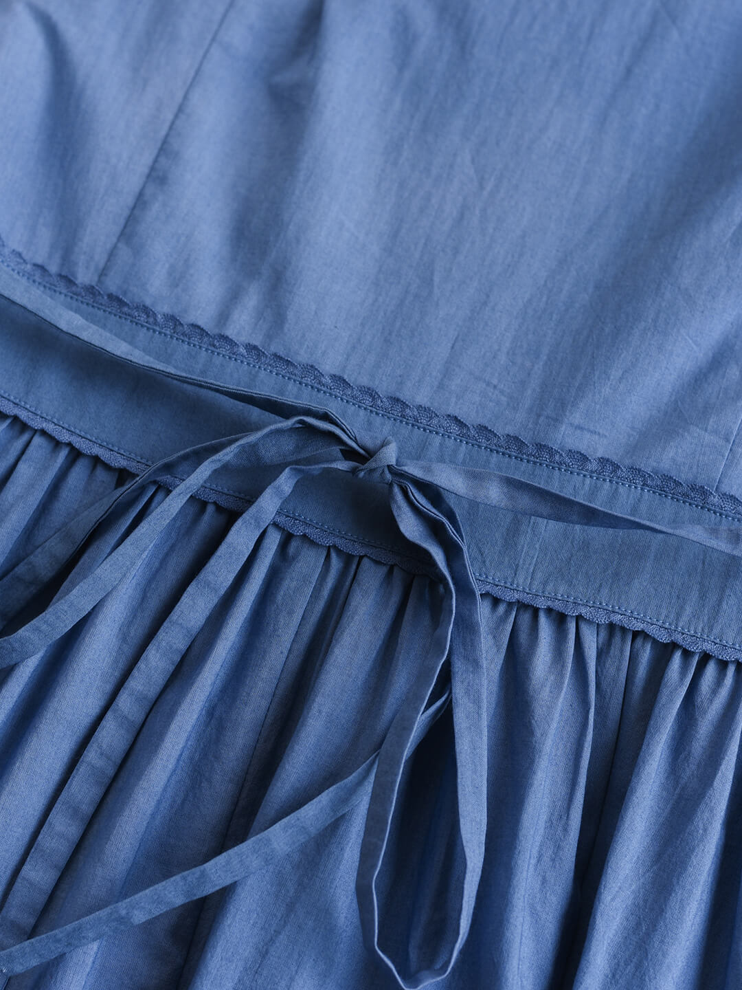 Maia Victorian Navy Neck Lace Dress – Simple Retro