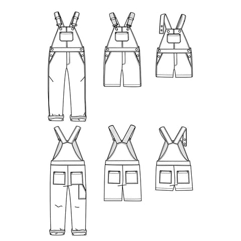 Lyon overalls for women pattern