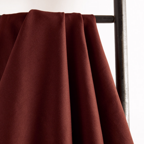 Gingham double gauze fabric ©Atelier Brunette - Double-sided - Maple