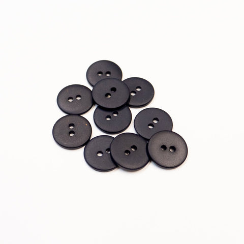 Shell glitter buttons (sold by unit) - Copper - 9mm and 12mm