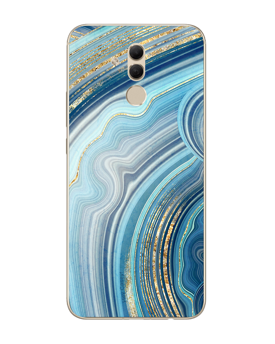 Hey Casey! Blue Agate Gloss Phone case covers for iPhone, Samsung, Huawei