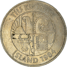 Monnaie, Islande, 10 Kronur