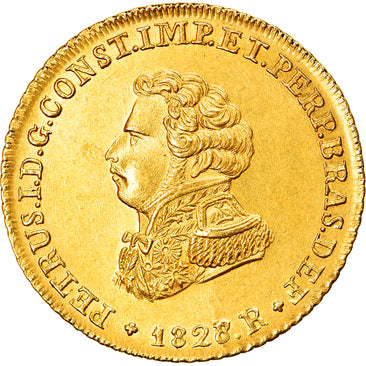 Monnaie Bresil Pedro I 6400 Reis 1828 7 Numiscorner