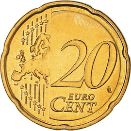 Slovénie, 20 Euro Cent, A pair of Lipizzaner horses, 2007, SUP+, Or nordique