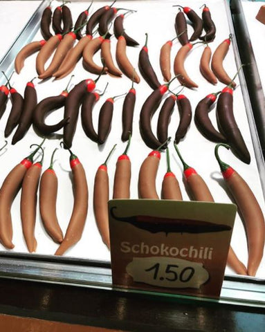 Chilis auf dem Weihnachtsmarkt