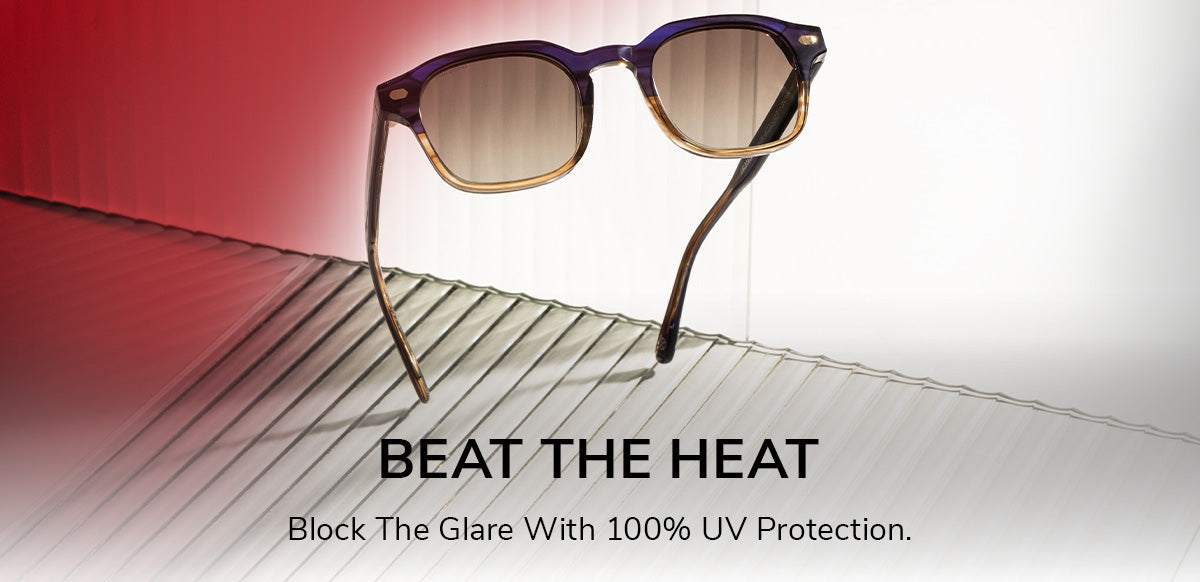 Wood Grain Design Sunglasses with 100% UV Protection (Full Arm Imprint)