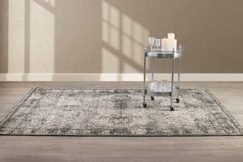 Leather Gallery Aperture Rug - Smokey Grey