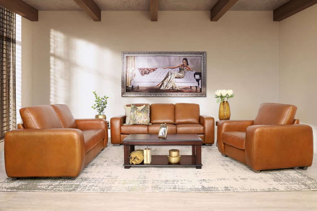 Leather Gallery Stanford Leather 3+2+1 Sofa Suite 