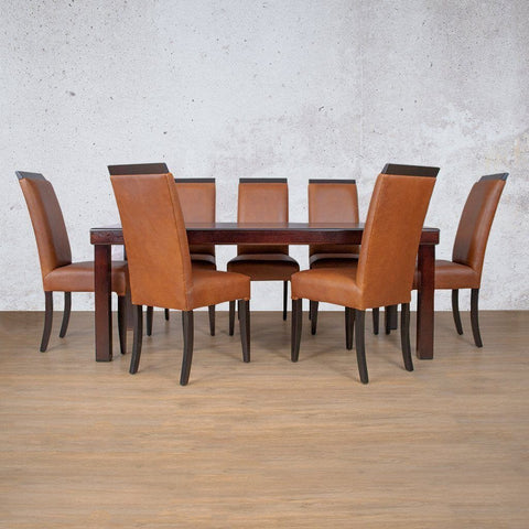 Leather Gallery Urban Leather 8-seater Dining Set