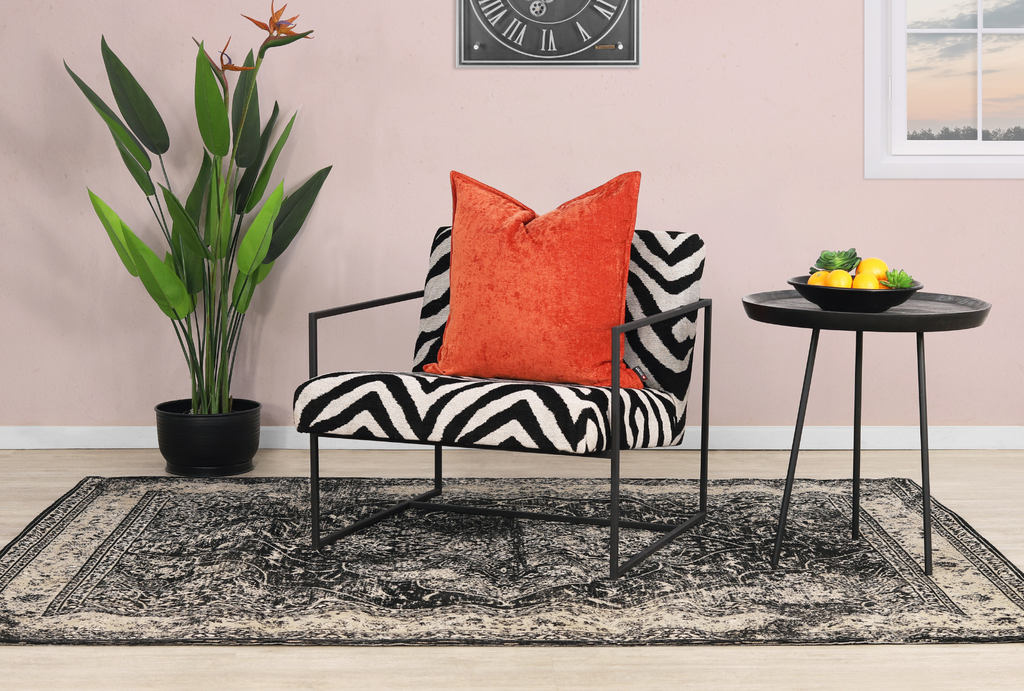 Leather Gallery Gilmore Occasional Chair - Zebra Serenity