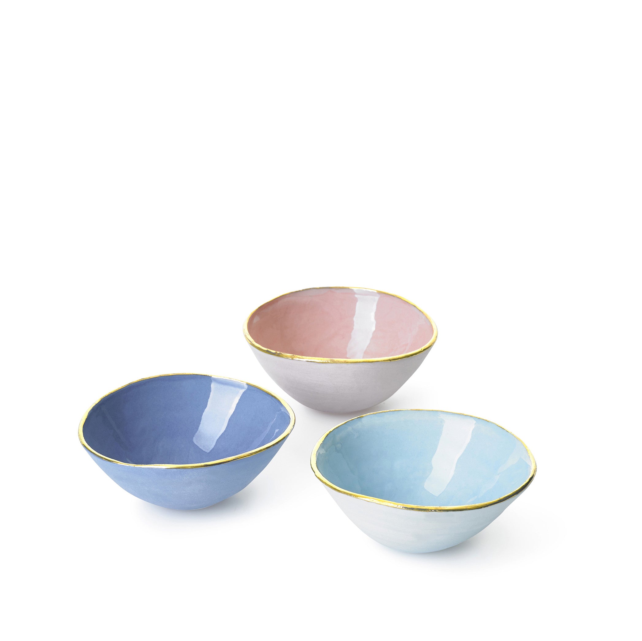 light blue ceramic bowl