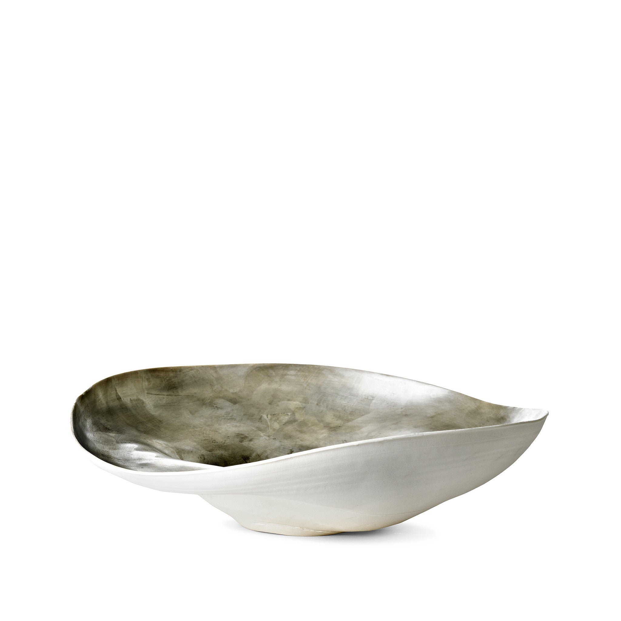 large ceramic shell bowl