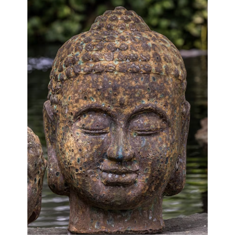 Angkor Buddha Head Large Garden Statue