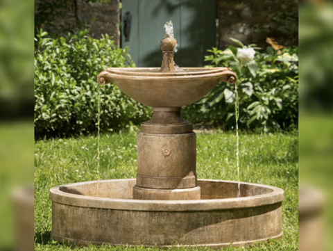 Borghese Water Fountain in Basin