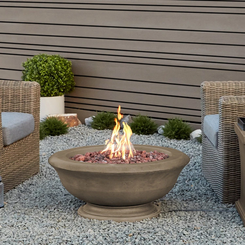 Treviso Round Propane Fire Bowl with NG Conversion Kit
