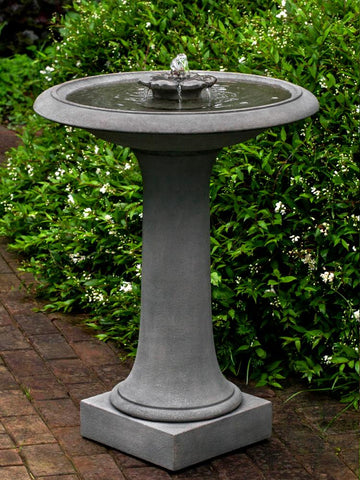 Camellia Birdbath Fountain By outdoorartpros