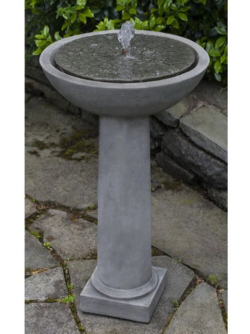 Cirrus Birdbath Water Fountain By Outdoorartpros