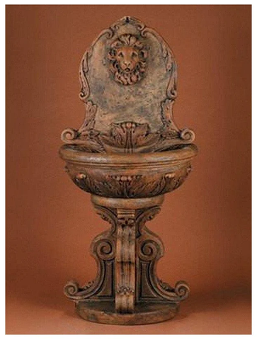Classic Lion Wall Water Fountain
