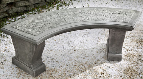 Curved Leaf Garden Bench