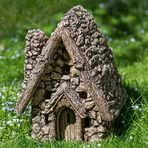 Gnome Sweet Home Cast Stone Garden Statue